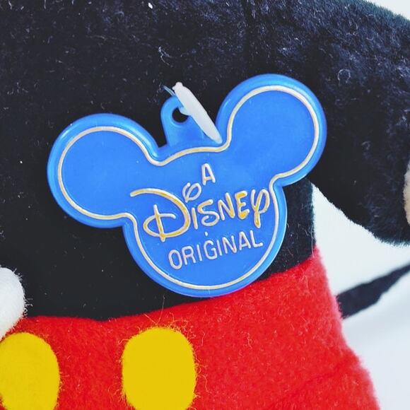 Disney Parks Mickey Mouse Plush Made in Korea NWT VTG - Picture 2 of 12